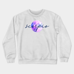 Scorpio Moon Quote Crewneck Sweatshirt